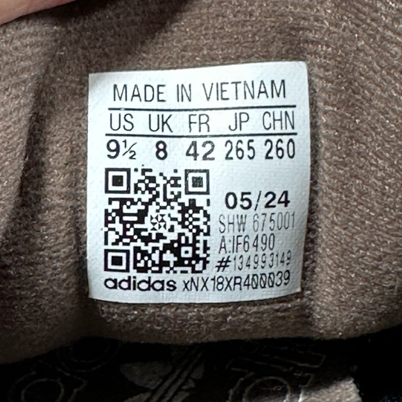 Adidas Handball Spezial Sneakers Earth Strata Off White Gum 9.5 - Picture 9 of 11